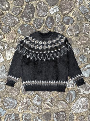 Mohair Crew Neck Sweater (Nordic Skull)