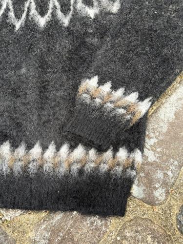 Mohair Crew Neck Sweater (Nordic Skull)