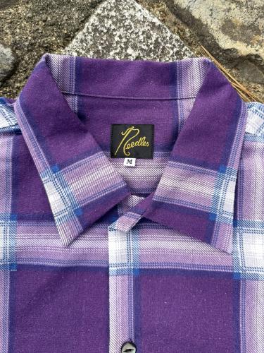 One-Up Shirt (Printed Flannel / Plaid) "Purple"