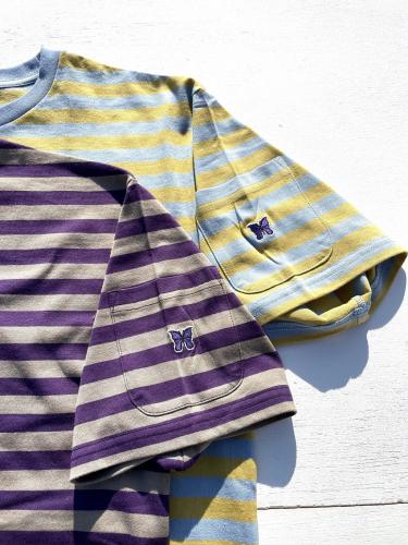 S/S Crew Neck Tee (Cotton Stripe Jersey) 2 Colors