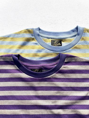 S/S Crew Neck Tee (Cotton Stripe Jersey) 2 Colors