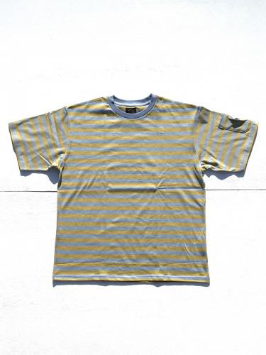 S/S Crew Neck Tee (Cotton Stripe Jersey) 2 Colors