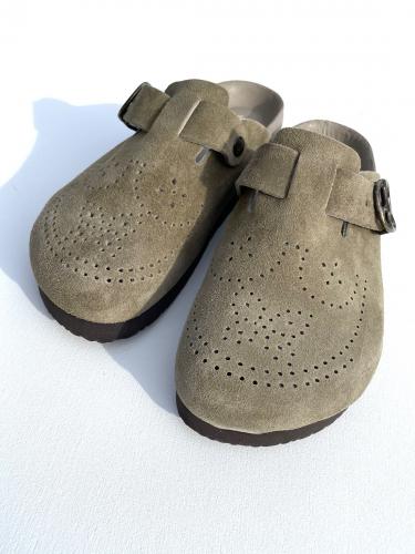 Clog Sandal (Suede Lthr.)