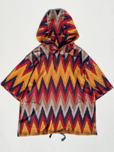 【50% OFF】 Short Sleeve Hoody (Ikat Knit)