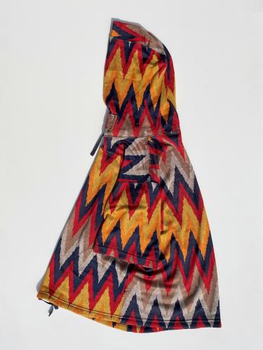 【50% OFF】 Short Sleeve Hoody (Ikat Knit)
