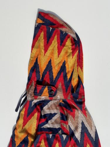 【50% OFF】 Short Sleeve Hoody (Ikat Knit)
