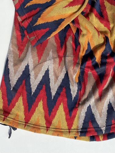 【50% OFF】 Short Sleeve Hoody (Ikat Knit)