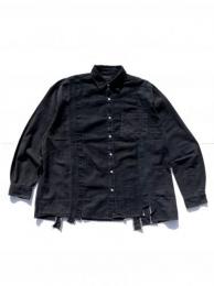 Flannel Shirt ⇒ 7 Cuts Wide Shirt (Over Dye) "A"