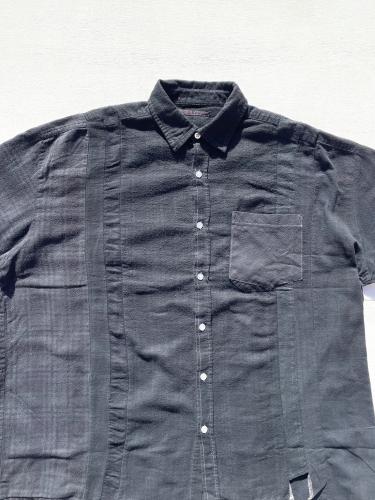 Flannel Shirt ⇒ 7 Cuts Wide Shirt (Over Dye) "A"
