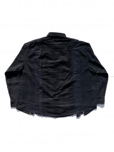 Flannel Shirt ⇒ 7 Cuts Wide Shirt (Over Dye) "C"