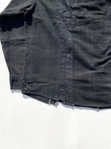 Flannel Shirt ⇒ 7 Cuts Wide Shirt (Over Dye) "C"