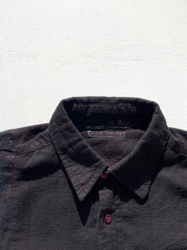 Flannel Shirt ⇒ 7 Cuts Wide Shirt (Over Dye) "D"