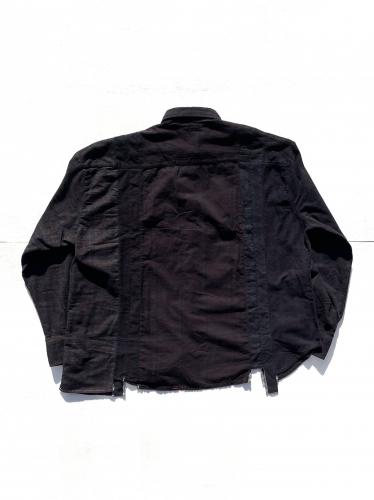 Flannel Shirt ⇒ 7 Cuts Wide Shirt (Over Dye) "D"