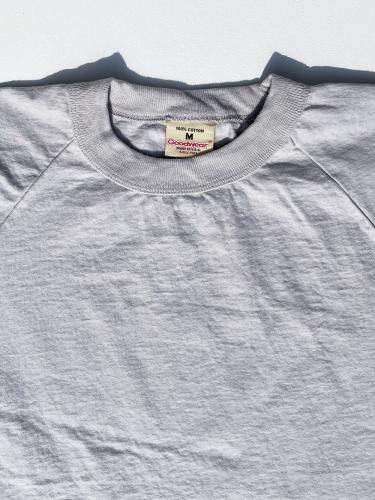 3/4 Raglan Tee (Pale Grey)