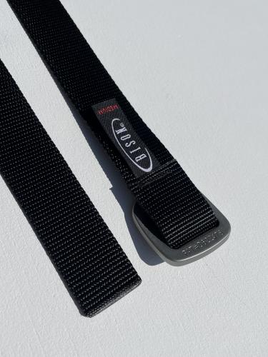 Tap Cap Gunmetal Buckle Bottle Opener Belt (Black)