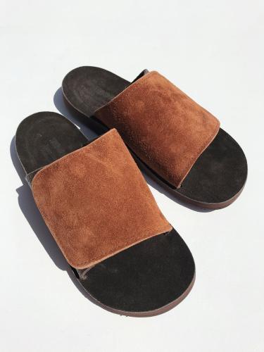 【monitaly × The Sandalman】  Leather Slide Sandal