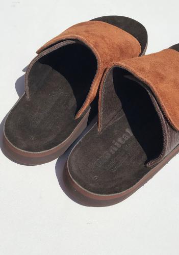 【monitaly × The Sandalman】  Leather Slide Sandal