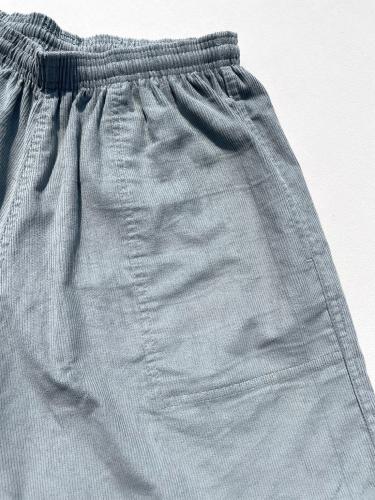 【THUSUAND MILE】　Hightown Cord Shorts (Eucalyptus)
