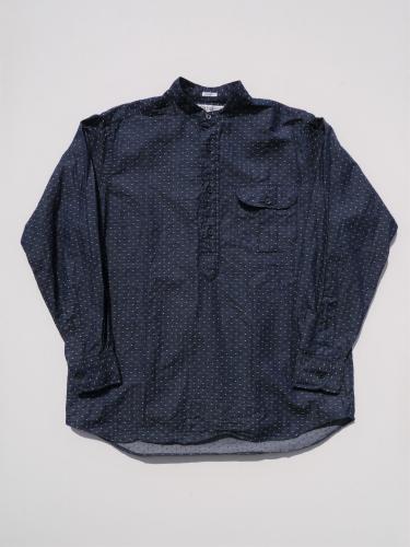 NAT-U-RAL別注 Classic Fit Popover Banb Collar Shirt