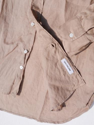 New Standard Fit Regular collar Shirt　(Linen)