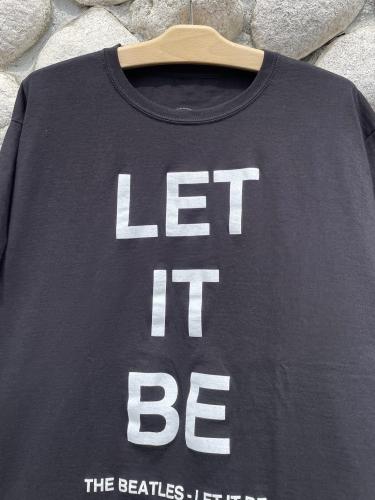 【THE BEATLES】 LET IT BE Tee (Black)