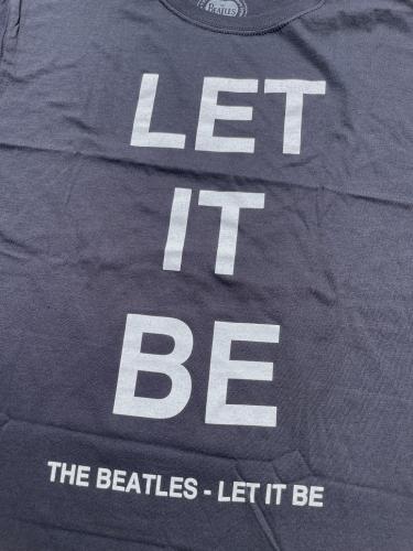 【THE BEATLES】 LET IT BE Tee (Black)