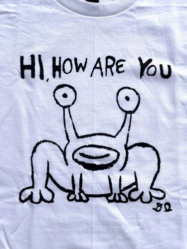 【DANIEL JOHNSON】　HI HOW ARE YOU MURAL Tee