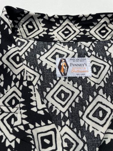 【TOWNCRAFT】 Rayon Beach Shit (Black Batik)