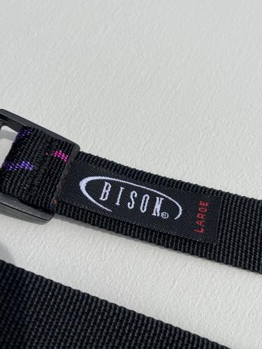 【Bison Designs】 Slider 25mm Belt (DANCING BEAR)