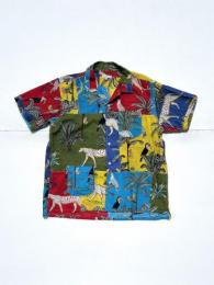 Camp Shirt (Animal Print Patchwork)