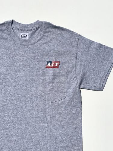 Printed S/S Pocket Tee (Flag)