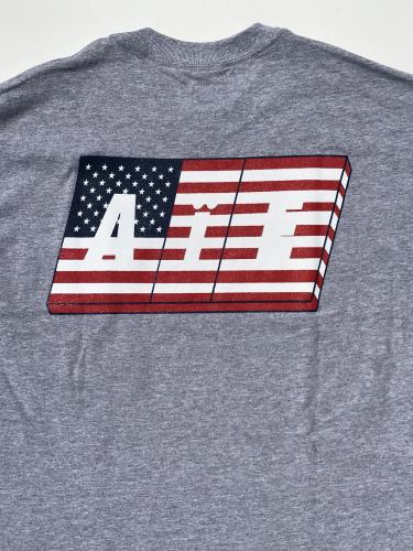 Printed S/S Pocket Tee (Flag)