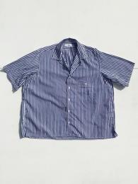 NAT-U-RAL別注 Camp Collar S/S Shirt　(Stripe)