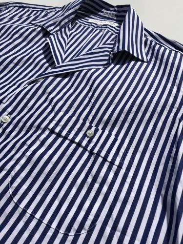 NAT-U-RAL別注 Camp Collar S/S Shirt　(Stripe)