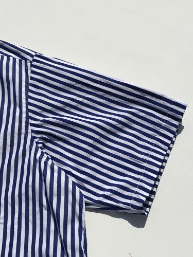 NAT-U-RAL別注 Camp Collar S/S Shirt　(Stripe)