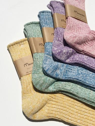 Low Gauge Pastel Rib Socks