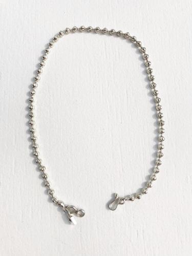 Facet Ball Chain Anklet