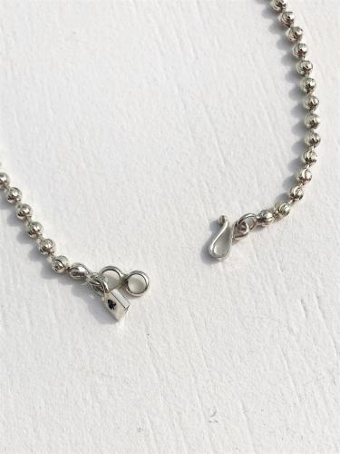 Facet Ball Chain Anklet