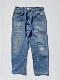 USA Levi's 501 Wide Tapered Pants (Blue)"L-2"