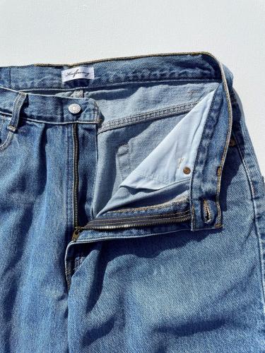 USA Levi's 505 Wide Tapered Pants (Blue)"L-3"