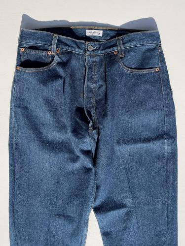 USA Levi's 501 Wide Tapered Pants (Blue)"L-4"