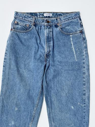 USA Levi's 505 Wide Tapered Pants (Blue)"L-6"