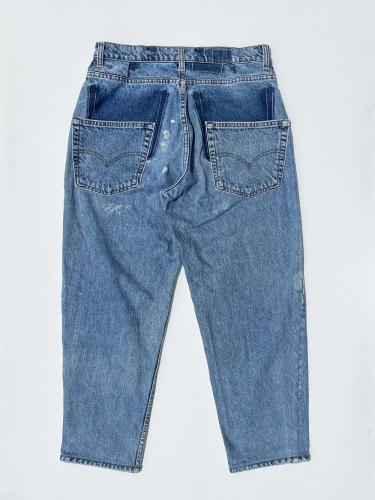 USA Levi's 505 Wide Tapered Pants (Blue)"L-6"