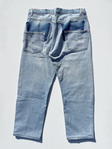 USA Levi's 501 Wide Tapered Pants (Blue)"XL-1"