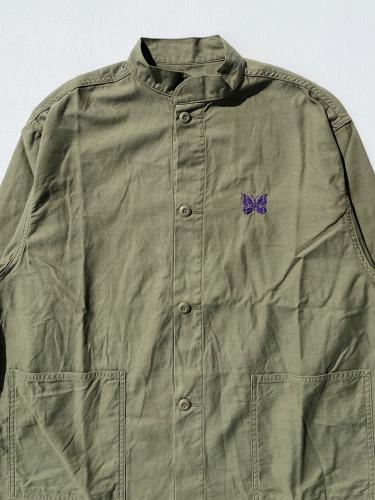 S.C. Army Shirt  (Back Sateen) "Olive"