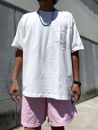 【Velva Shee】 1PAC S/S C/N TEE W/PKT (White)