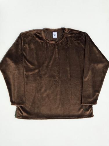 【 30% OFF】　Side Slit Crew Neck Shirt