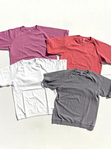 【Velva Shee】 14/1 S/S C/N Raglan Tee (PIGMENT)