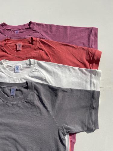 【Velva Shee】 14/1 S/S C/N Raglan Tee (PIGMENT)
