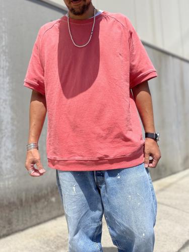 【Velva Shee】 14/1 S/S C/N Raglan Tee (PIGMENT)
